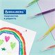 Фломастеры BRAUBERG "PREMIUM", 18 цветов, КЛАССИЧЕСКИЕ, вентилируемый колпачок, ПВХ-упаковка с европодвесом, 151935 151935