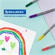Фломастеры двусторонние BRAUBERG "PREMIUM" "DUAL-TIP", 10 шт., 10 цветов, два наконечника, картонная коробка с европодвесом, 151946 151946