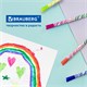 Фломастеры двусторонние утолщенные BRAUBERG "PREMIUM" "BI-COLOR", 10 шт., 20 цветов, двухцветные, вентилируемый колпачок, 151945 151945