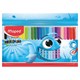 Фломастеры MAPED (Франция) "Color'Peps Ocean", 24 цвета, смываемые, вентилируемый колпачок, 845722 152644
