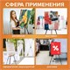 Мольберт алюминиевый BRAUBERG ART CLASSIC, тренога, переносной, с чехлом, разлож. 100х165х70, 191280 191280