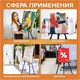 Мольберт-тренога металлический переносной, телескопический, 140х201х103 см, чехол, BRAUBERG ART, 192267 192267