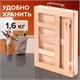Мольберт настольный из бука с выдвижным ящиком, 34,5х26х27 см, холст до 30 см, BRAUBERG ART, 192247 192247