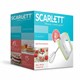 Миксер SCARLETT SC-HM40S15, 400 Вт, 5 скоростей, 2 венчика, 2 крюка для теста, белый/зеленый 455876
