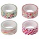 Клейкая WASHI-лента для декора, 15 мм х 5 м, ассорти, в дисплее, рисовая бумага, ОСТРОВ СОКРОВИЩ, 661719 661719