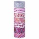 Клейкие WASHI-ленты для декора "СЕРДЦА", 15 мм х 3 м, 7 цветов, рисовая бумага, ОСТРОВ СОКРОВИЩ, 661708 661708