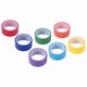 Клейкие WASHI-ленты для декора РАДУЖНЫЕ, однотонные, 15 мм х 3 м, 7 цветов, рисовая бумага, ОСТРОВ СОКРОВИЩ, 661702 661702