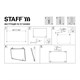 Доска магнитно-маркерная 60х90 см, металлическая рамка, STAFF ECO, 238137 238137