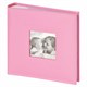 Фотоальбом BRAUBERG "Cute Baby" на 200 фото 10х15 см, под кожу, бумажные страницы, бокс, розовый, 391141 391141