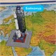 Карта мира физическая 157х107 см, 1:21,5М, с ламинацией, интерактивная, в тубусе, BRAUBERG, 112388 112388