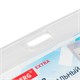 Бейдж горизонтальный (54х85 мм) на 2 карты, прозрачный, ЗАЩИТА ОТ ВЛАГИ И ПЫЛИ, BRAUBERG EXTRA, 238825 238825