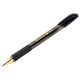 Ручка шариковая BRAUBERG BP-GT GLD BLACK, ЧЕРНАЯ, корпус тонированный, пишущий узел 0,7 мм, линия письма 0,35 мм, 144507 144507