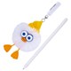Ручка с пушистой подвеской шариковая FUNSTER (ФАНСТЕР) "FLUFFY DUCK", СИНЯЯ, ассорти, пишущий узел 0,7 мм, 144525 144525