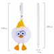 Ручка с пушистой подвеской шариковая FUNSTER (ФАНСТЕР) "FLUFFY DUCK", СИНЯЯ, ассорти, пишущий узел 0,7 мм, 144525 144525