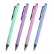 Ручка шариковая автоматическая BRAUBERG "VIVID PASTEL", корпус soft-touch, СИНЯЯ, пишущий узел 0,7 мм, линия письма 0,35 мм, 144404 144404