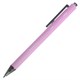 Ручки шариковые автоматические BRAUBERG "VIVID PASTEL", СИНИЕ, НАБОР 4 ШТУКИ, soft-touch, пишущий узел 0,7 мм, линия письма 0,35 мм, 144408 144408