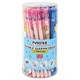 Ручка шариковая с принтом FUNSTER (ФАНСТЕР) STICK "КОТ-ЭНТУЗИАСТ", СИНЯЯ, SOFT TOUCH покрытие, узел 0,7 мм, линия 0,35 мм, 144398 144398
