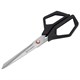 Ножницы BRAUBERG "Super black" 220 мм, черные, 3-сторонняя заточка, ручки из ABS-пластика, 238855 238855