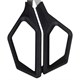 Ножницы BRAUBERG "Super black" 220 мм, черные, 3-сторонняя заточка, ручки из ABS-пластика, 238855 238855
