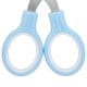 Ножницы BRAUBERG KIDS 130 мм, ручки небесно-голубые, закругленные лезвия с линейкой, 274060 274060