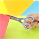 Ножницы BRAUBERG KIDS 130 мм, ручки небесно-голубые, закругленные лезвия с линейкой, 274060 274060
