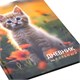 Дневник 1-4 класс 48 л., твердый, ЮНЛАНДИЯ, глянцевая ламинация, с подсказом, "Котёнок", 107581 107581