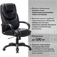 Кресло офисное BRABIX PREMIUM "Nord EX-590", черный пластик, экокожа, черное 532097