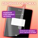 Тетрадь пластиковая обложка (прозрачная) А5, 48 листов, скоба, клетка, BRAUBERG "Smart Cover", ЧЕРНАЯ, 405040 405040