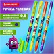 Ручка гелевая, кросс-серия "МОНСТРИКИ", BRAUBERG, СИНЯЯ, корпус ассорти, игольчатый наконечник 0,5 мм, линия письма 0,3 мм,144483 144483