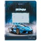 Тетрадь 12 л. BRAUBERG клетка, обложка картон, SPORT CARS, 107778 107778