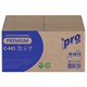 Полотенца бумажные 190 шт., PROtissue (H2) PREMIUM, 2-слойные, белые, КОМПЛЕКТ 21 пачка, 24х21,5 см, Z-сложение, С443 118800