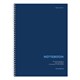 Тетрадь А4, 120 л., BRAUBERG, гребень, клетка, матовая ламинация, "Классика Blue", 405643 405643