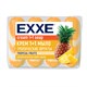 Мыло-крем туалетное 1+1 косметическое 300 г EXXE, КОМПЛЕКТ 4 шт. х 75 г, "Тропические фрукты" 703133