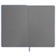 Ежедневник недатированный А5 138х213 мм BRAUBERG "Metropolis Mix", под кожу, 136 л., голубой, 113296 113296