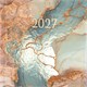 Ежедневник датированный 2027 145х215 мм, А5, STAFF, ламинированная обложка, "Мрамор", 117793 117793