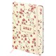 Ежедневник датированный 2027 с резинкой, 145х203 мм, А5, BRAUBERG, твердый, "Flower pattern", 117831 117831