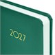 Ежедневник датированный 2027, А5, 138x213 мм, BRAUBERG "Select", балакрон, зелёный, 117955 117955