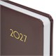 Ежедневник датированный 2027, А5, 138x213 мм, BRAUBERG "Select", балакрон, коричневый, 117956 117956