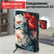 Ежедневник датированный 2027, А5, 138x213 мм, BRAUBERG "Vista", под кожу, гибкий, "Flowers", 117985 117985