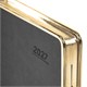 Ежедневник датированный 2027, А5, 148х218 мм, GALANT "Infinity Gold", под кожу, серый, 118062 118062