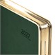 Ежедневник датированный 2027, А5, 148х218 мм, GALANT "Infinity Gold", под кожу, темно-зеленый, 118063 118063