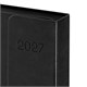 Ежедневник датированный 2027, А5, 148х218 мм, GALANT "Magnetic", под кожу, клапан, черный, 118074 118074
