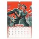 Календарь на гребне с ригелем 2027 г., 30х45 см, BRAUBERG, "Советские плакаты", 118375 118375