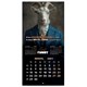 Календарь настенный перекидной 2027 г., BRAUBERG, 12 листов, 28,5х57 см, "Goat calendar", 118417 118417