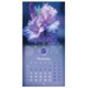 Календарь настенный перекидной 2027 г., BRAUBERG, 12 листов, 28,5х57 см, "Floral", 118425 118425