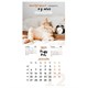 Календарь настенный перекидной 2027 г., BRAUBERG, 12 листов, 28,5х57 см, "Смешные котики", 118430 118430