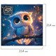 Календарь настенный перекидной 2027 г., BRAUBERG, 12 листов, 21,4х42,8 см, МИНИ, "Magic animals", 118431 118431