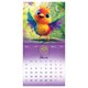 Календарь настенный перекидной 2027 г., BRAUBERG, 12 листов, 21,4х42,8 см, МИНИ, "Magic animals", 118431 118431