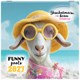 Календарь настенный перекидной 2027 г., BRAUBERG, 12 листов, 21,4х42,8 см, МИНИ, "Funny goats", 118432 118432