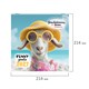 Календарь настенный перекидной 2027 г., BRAUBERG, 12 листов, 21,4х42,8 см, МИНИ, "Funny goats", 118432 118432